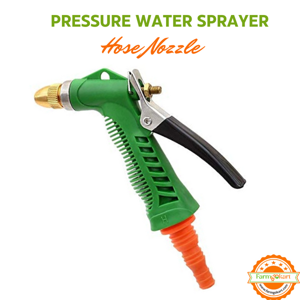 Pressure Water Sprayer Hose Nozzle Heavy Duty Spray Front Trigger with Connector