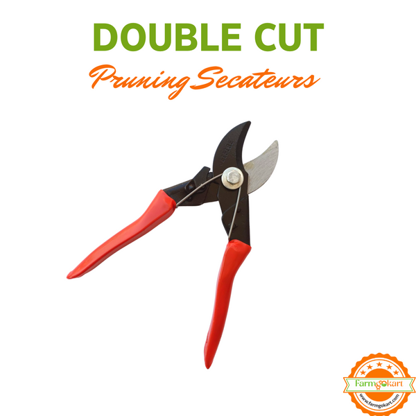 Double Cut Prunning Secateurs -(Anvil Pruner )